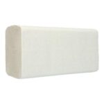 Falthandtücher recycelt 25 cm x 23 cm 2-lagig Zickzack weiss H3