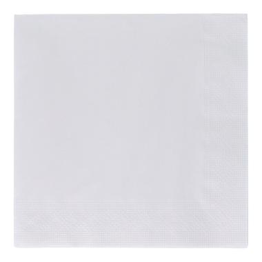 48353 Serviette 40 cm x 40 cm 3-lagig 1/4 Falz weiss – Bild 1