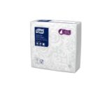 Serviette Elegance 40 cm x 40 cm 1-lagig 1/4 Falz weiss Tork Premium