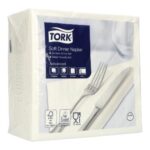 Serviette 39 cm x 39 cm 3-lagig 1/4 Falz weiss Tork Advanced