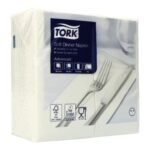 Serviette 39 cm x 39 cm 3-lagig 1/8 Falz weiss Tork Advanced