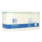 Serviette 24 cm x 24 cm 3-lagig 1/4 Falz weiss PrimeSource
