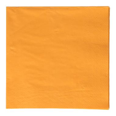 48404 Serviette 33 cm x 33 cm 3-lagig 1/4 Falz orange Tork Advanced – Bild 1