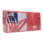 Serviette 33 cm x 33 cm 2-lagig 1/4 Falz bordeaux Tork Advanced