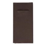 Serviettentasche Linclass-Light 40 cm x 40 cm 1/8 Falz braun