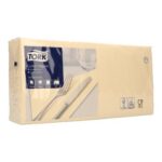 Serviette 33 cm x 33 cm 3-lagig 1/4 Falz sand Tork Advanced