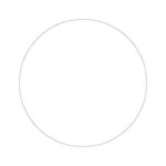 Glasabdeckung Ø 63 mm weiss