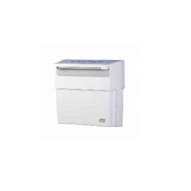 48948 Abfallbehälter Press-Box 17,5 cm x 33 cm x 28,5 cm 13 L weiss B2 Tork – Bild 1