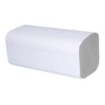 Falthandtücher recycelt 23 cm x 22,4 cm 2-lagig Zickzack weiss, Prime Source