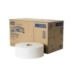 Toilettenpapierspender Midi Ø 14 cm x 12 cm silber T7 Tork OptiServe