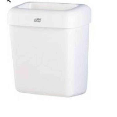 49009 Abfallbehälter Mini 21,6 cm x 32,8 cm x 37,9 cm 20 L weiss B2 Tork – Bild 1