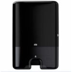 Falthandtuchspender 10,2 cm x 30,2 cm x 44,4 cm schwarz H2 Tork Xpress