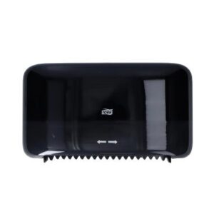 Toilettenpapierspender Midi 13 cm x 36 cm x 20,7 cm schwarz T7 Tork OptiServe