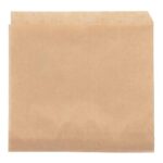 Snacktüte Kraftpapier 160 mm x 160 mm braun 2-seitig offen