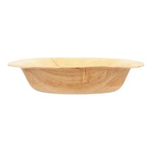 Palmblatt Dip-Schälchen Ø 12 cm x 2,5 cm 150 ml braun