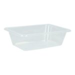 PP-Schale 171 mm x 127 mm x 50 mm ungeteilt transparent 680 ml