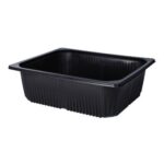 PP-Schale 1/2 GN ECO 325 mm x 265 mm x 100 mm ungeteilt schwarz 6300 ml