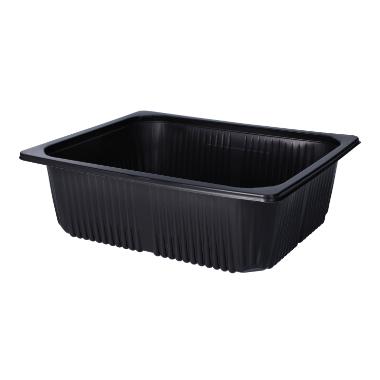 50277 PP-Schale 1/2 GN ECO 325 mm x 265 mm x 100 mm ungeteilt schwarz 6300 ml – Bild 1