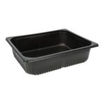 PP-Schale 1/2 GN ECO 325 mm x 265 mm x 80 mm ungeteilt schwarz 5000 ml