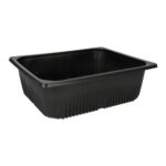 PP-Schale 1/2 GN ECO 325 mm x 265 mm x 100 mm ungeteilt schwarz 6300 ml