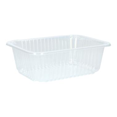 503131 PP-Menüschale 187 mm x 137 mm x 63 mm ungeteilt transparent 971 ml – Bild 1