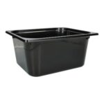 PP-Schale 1/2 GN 325 mm x 260 mm x 150 mm ungeteilt schwarz 8700 ml
