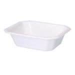 Zellulose-Schale 1/8 GN 160 mm x 130 mm x 46 mm (b) ungeteilt natur 540 ml