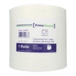 Vliesstoff Rolle 28 cm x 34 cm x 140 m 1-lagig 500 Blatt weiss PrimeSource