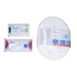 Vliesstoff Rolle 32 cm x 30 cm 100 Blatt weiss Eco Wipes