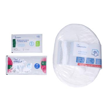 51201 Vliesstoff Rolle 32 cm x 30 cm 100 Blatt weiss Eco Wipes – Bild 1