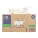 Vliesstofftuch 35,5 cm x 41,5 cm 1-lagig weiss W7 Tork Premium