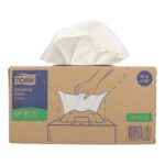 Vliesstofftuch 35,5 cm x 41,5 cm 1-lagig weiss W7 Tork Premium