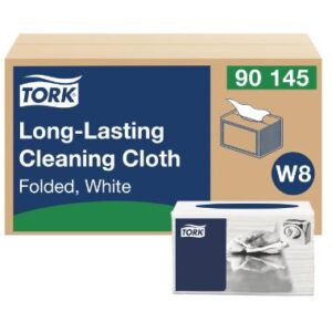 Reinigungstuch 30 cm x 38 cm 1-lagig  W8 Tork Premium weiss