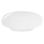 Deckel für Abfallbehälter 31,6 cm x 25 cm x 12,6 cm weiss B1 Elevation