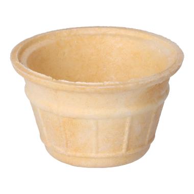 54111 Waffelbecher Ø 49 mm x 29 mm 25 ml Kartoffelstärke – Bild 1