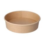 Salatschale Kraft-PLA Ø 185 mm x 49 mm 900 ml braun