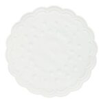 Tassentropfdeckchen Ø 7,5 cm 8-lagig weiss