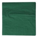 Serviette 33 cm x 33 cm 3-lagig 1/4 Falz jägergrün