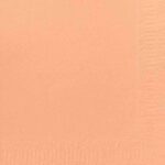 Serviette 24 cm x 24 cm 3-lagig 1/4 Falz Sun Orange