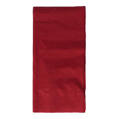 557771 Serviette 40 cm x 40 cm 3-lagig 1/8 Falz Bordeaux – Bild 1