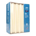 Leuchterkerze 250 mm x Ø 22 mm champagner 7,5 Std