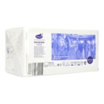 Serviette 24 cm x 24 cm 3-lagig 1/4 Falz weiss