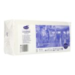 Serviette 33 cm x 33 cm 3-lagig 1/8 Buchfalz weiss