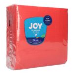 Serviette 40 cm x 40 cm 4-lagig 1/4 Falz rot