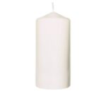 Stumpenkerze 130 mm x Ø 60 mm weiss 35 Std