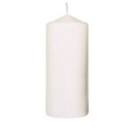 Stumpenkerze 150 mm x Ø 80 mm weiss 60 Std