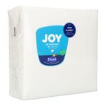 Serviette 40 cm x 40 cm 4-lagig 1/4 Falz weiss