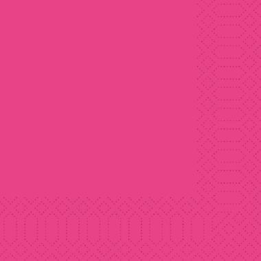 56608 Serviette 33 cm x 33 cm 3-lagig 1/4 Falz fuchsia – Bild 1