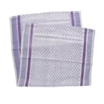 Grubentuch 45 cm x 90 cm blau-weiss Baumwolle