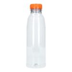 rPET Flasche 500ml mit Deckel orange